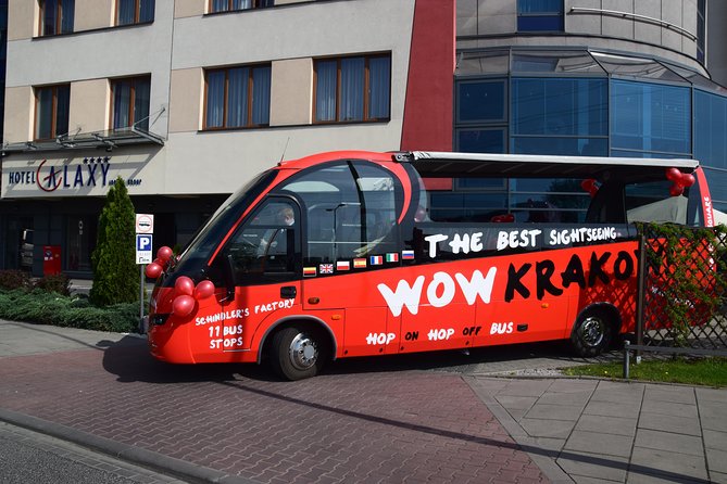WOWKrakow! Hop on Hop off Bus! 1 tour ticket - Hop on Hop off freedom in Krakow, with real help on board
