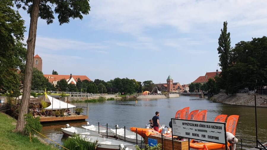 Wrocław: city walk with a professional guide and cruise - Plac Solny and St. Elizabeth’s Church, including the Engler organ moment