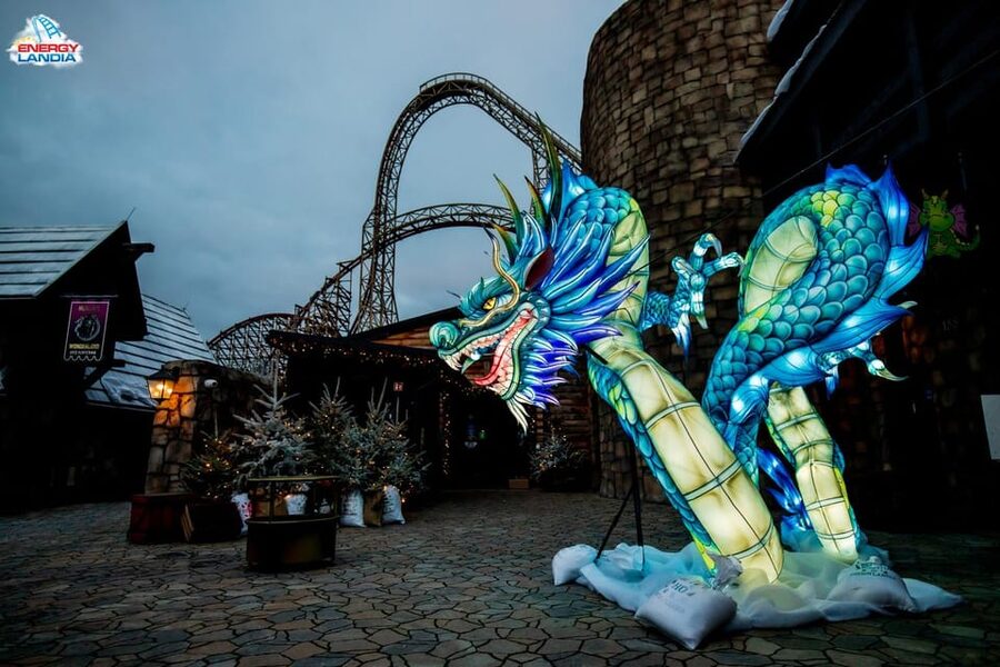 Zator: Energylandia Amusement Park Entry Ticket - Dragon Zone and Zadra: medieval fantasy plus the wooden coaster star