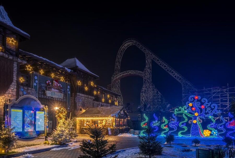 Zator: Energylandia Amusement Park Entry Ticket - Six zones and 133 attractions: how the park is organized